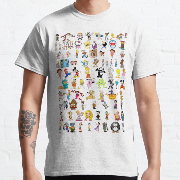 Cartoon Characters Classic T-Shirt