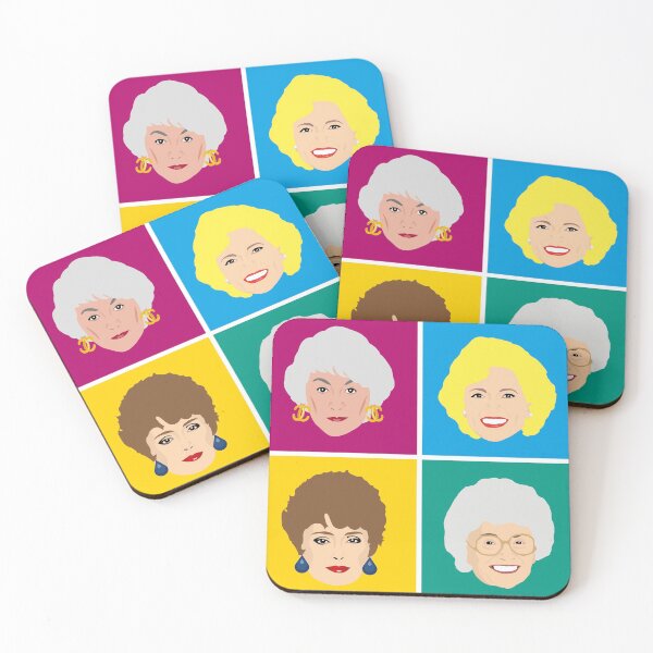 Dorothy, Blanche, Rose and Sophia Coaster Coasters (Set of 4)