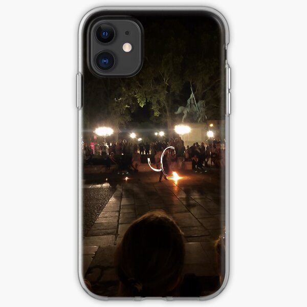 Fire-eater in Notre-Dame de Paris iPhone Soft Case