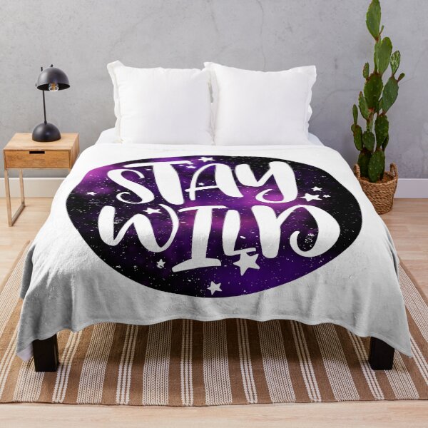 Item preview, Stay Wild - Purple Galaxy designed and sold by TswizzleEG.