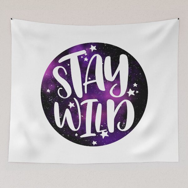 Item preview, Stay Wild - Purple Galaxy designed and sold by TswizzleEG.