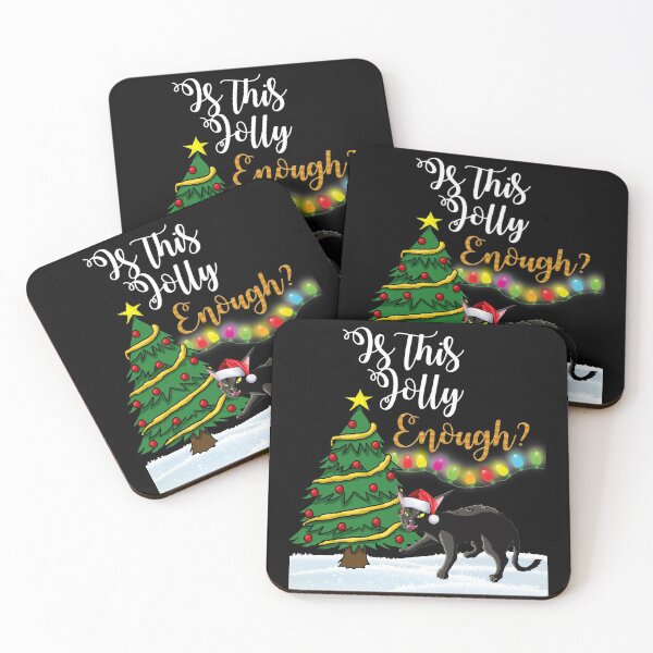 Item preview, Funny cute boys kids Christmas black cat is this jolly enough gift designed and sold by SurgicalDesign.