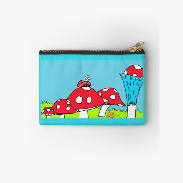 Item preview, Red Panda Fairy & Ladybug Mushrooms designed and sold by NicoletteArt.