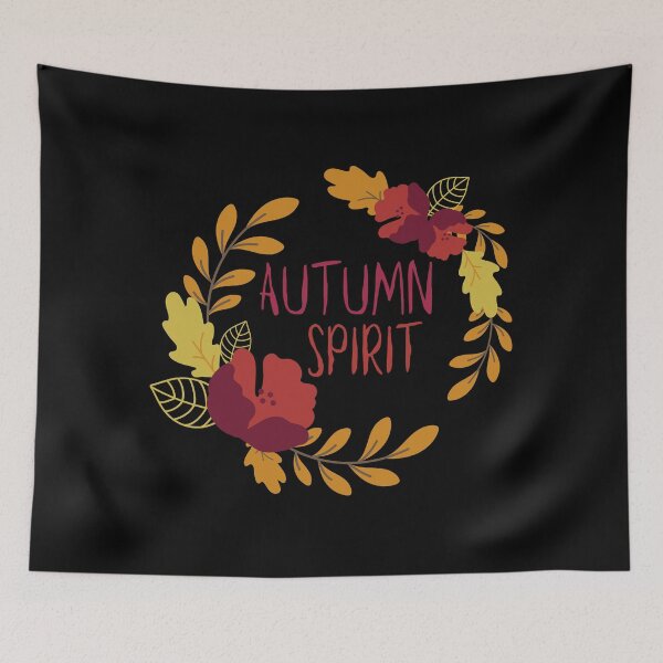Item preview, Autumn Spirit Leaves Quote October Seasons Pumpkin Motivational Inspirational Love Cute Funny Gift Sarcastic Happy Fun Witty designed and sold by EpsilonEridani.