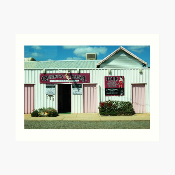 A Kalgoorlie Brothel Art Print