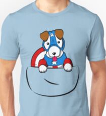 Pocket Captain Pup Unisex T-Shirt
