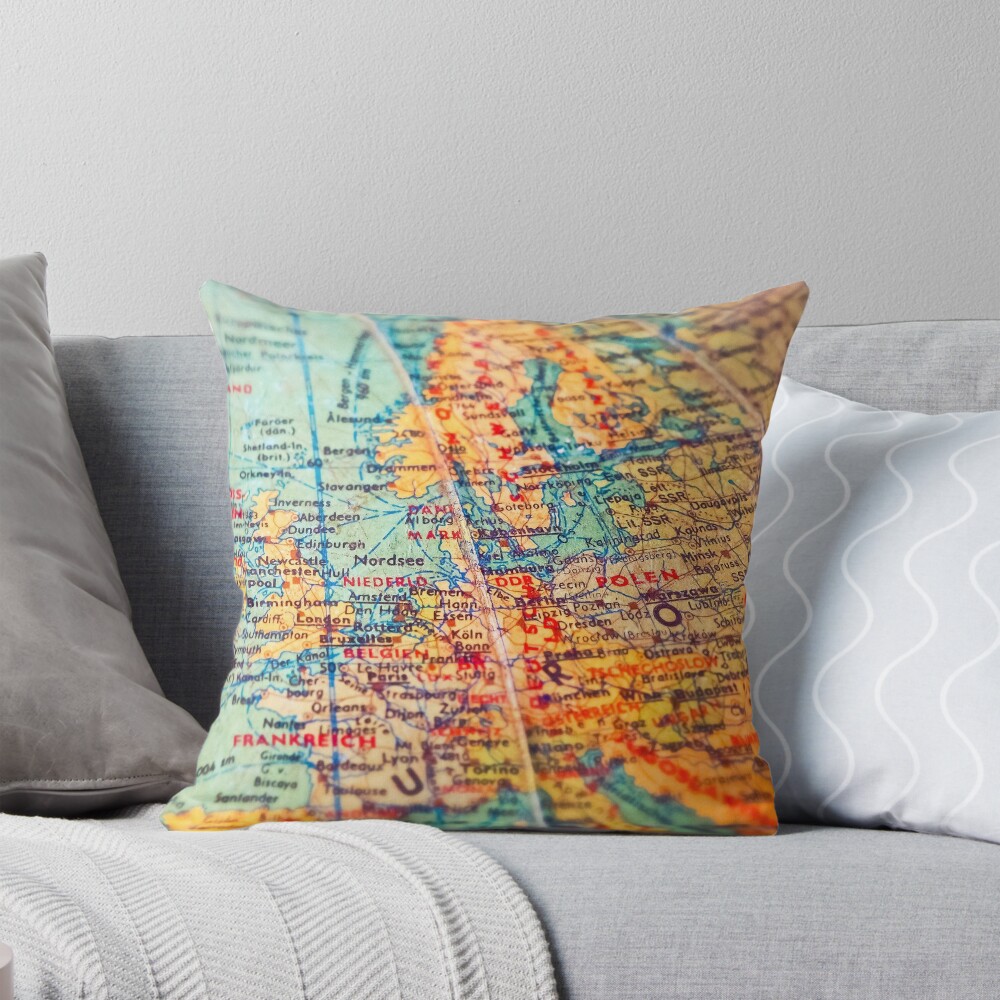 Item preview, Throw Pillow designed and sold by RetroRobbo.
