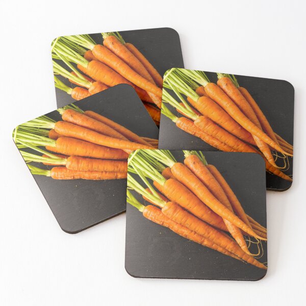 Item preview, Bunch of carrots on dark slate background. designed and sold by Andy Chisholm.