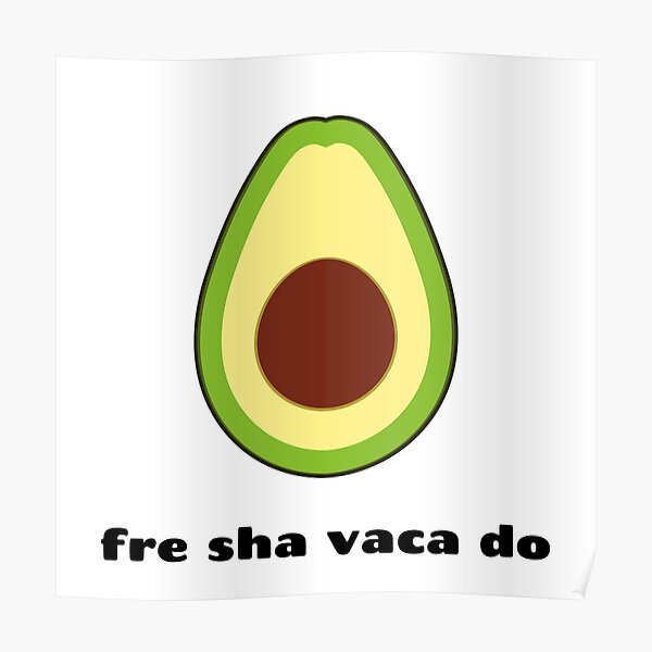 fre sha vaca do Poster