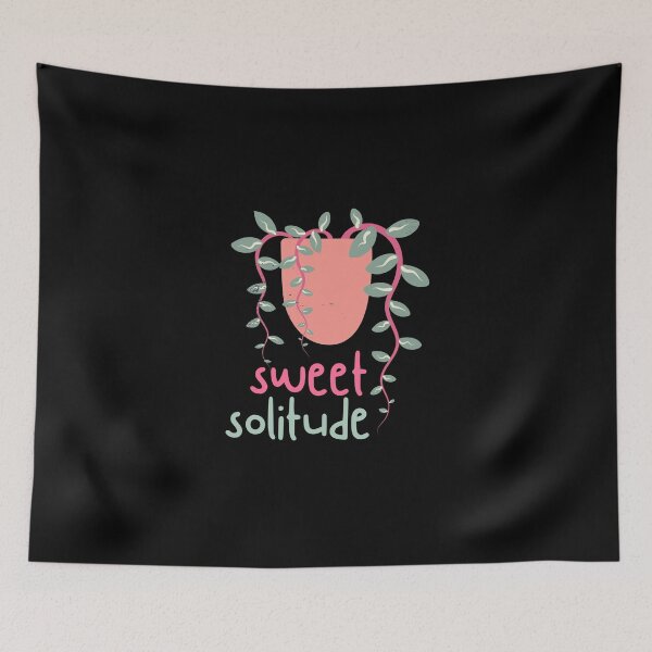 Item preview, Sweet Solitude Introvert Funny Happy Sarcastic Cute Awkward Antisocial Gift Idea designed and sold by EpsilonEridani.
