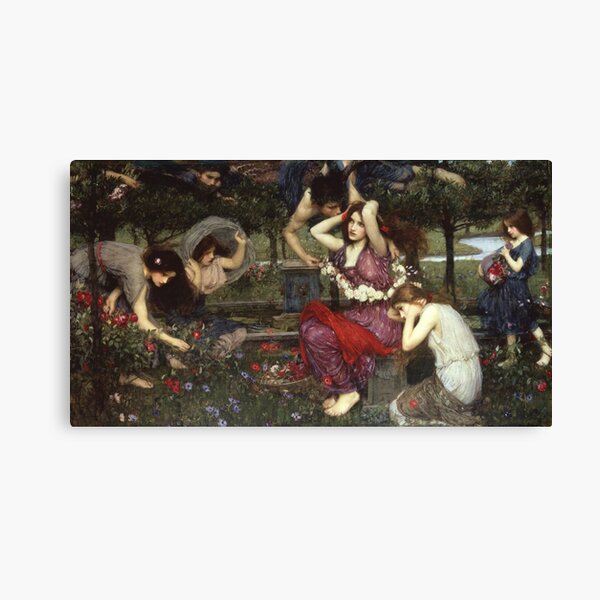 Item preview, John W. Waterhouse - Flora and the Zephyrs designed and sold by Rehs.