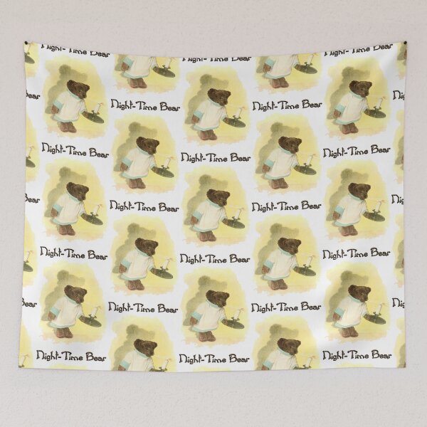 Item preview, NIGHT TIME BEAR - Bear on his way to bed designed and sold by johndhalsted.