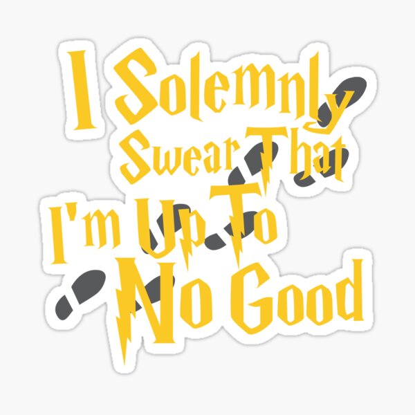 I Solemnly Swear Stickers | Redbubble