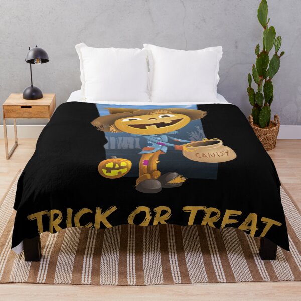 Item preview, Trick or Treat Pumpkin Scarecrow designed and sold by Zerasu.