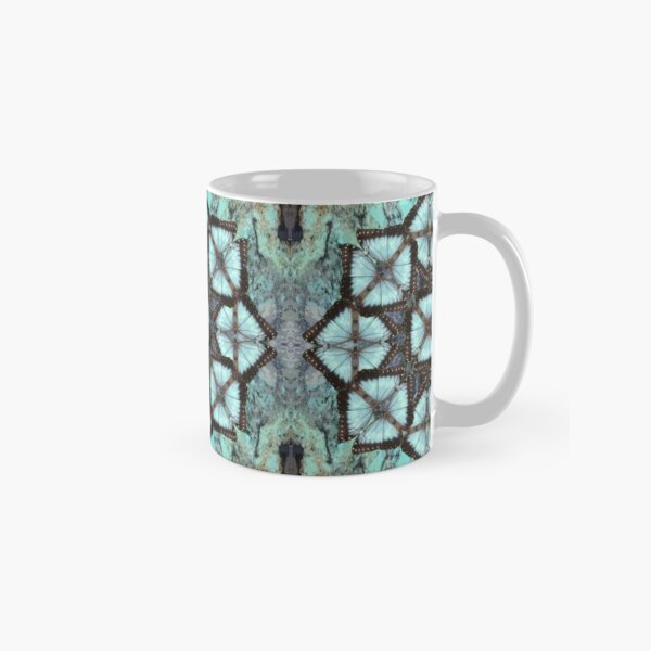 Butterflies and Turquoise Classic Mug