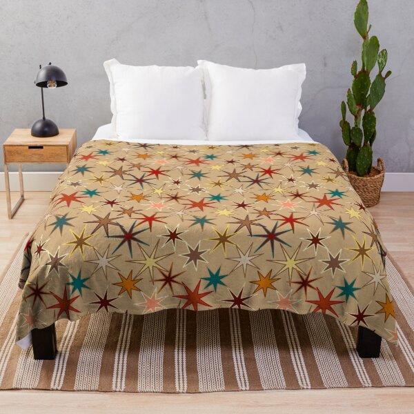 Item preview, Modern Starburst Print, Tan, Rust and Gold designed and sold by Marymarice.