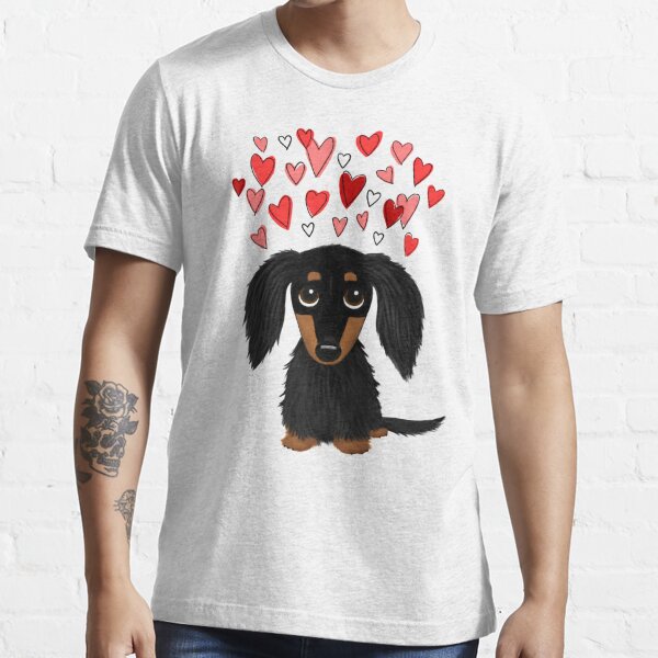 dachshund valentine shirt