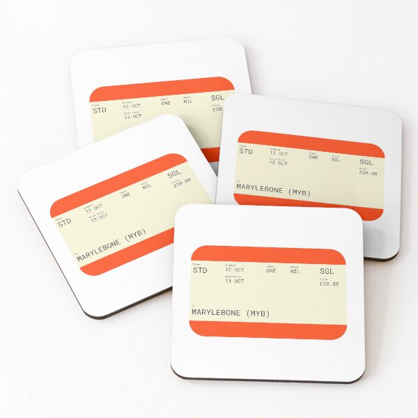 Item preview, Marylebone Train Ticket designed and sold by sebastiandoe5.