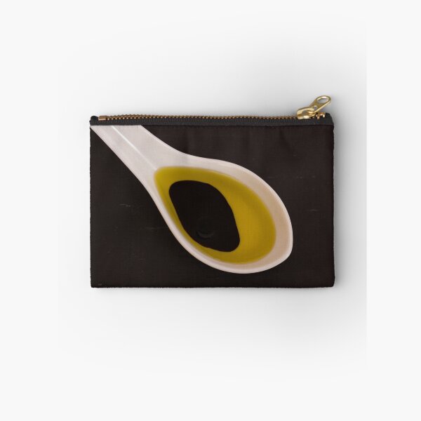 Item preview, Olive oil and balsamic vinegar on ceramic spoon designed and sold by Andy Chisholm.