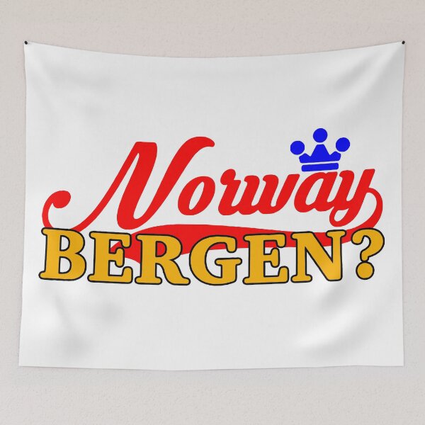Item preview, Bergen; Norway; designed and sold by StickerApe.