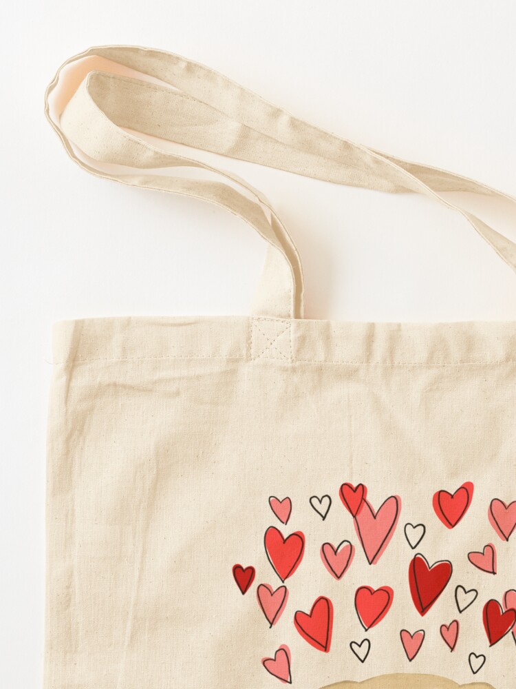 Line Sac Fourre-tout En Toile à Motif Chiot Pour Femme, Sac D'épicerie