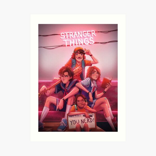 Stranger things Impression artistique