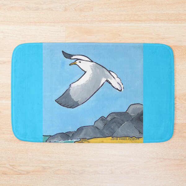 Item preview, Seagull - a seagull soaring over Hythe  designed and sold by JaneWrenArt.