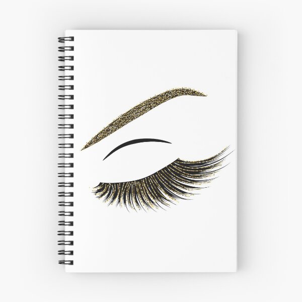 Item preview, Lash with gold glitter designed and sold by sashica.