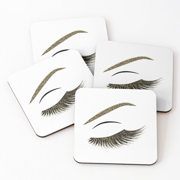 Item preview, Lash with gold glitter designed and sold by sashica.
