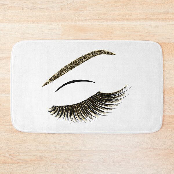 Item preview, Lash with gold glitter designed and sold by sashica.