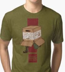 Think INSIDE the box. Tri-blend T-Shirt