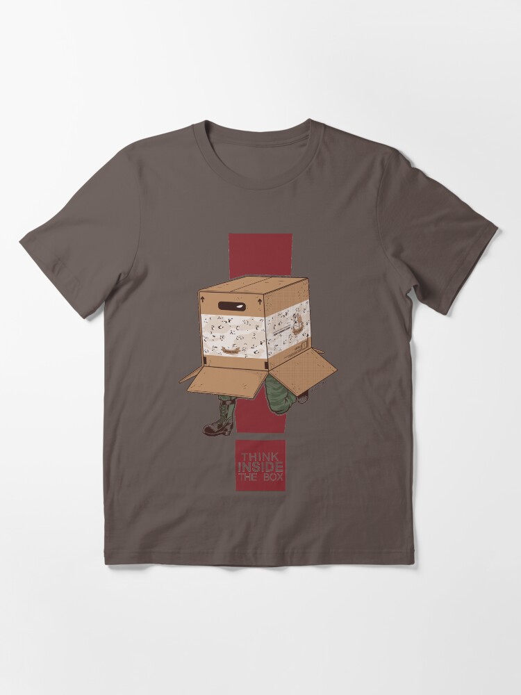 Alternate view of Think INSIDE the box. Essential T-Shirt