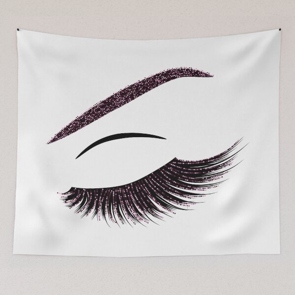 Item preview, Lash with burgundy glitter designed and sold by sashica.