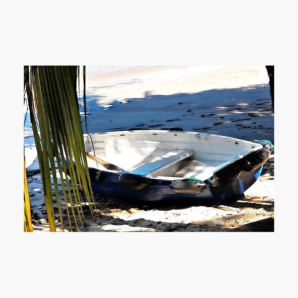 Item preview, Painterly Boat Beached on Sand designed and sold by alan John.