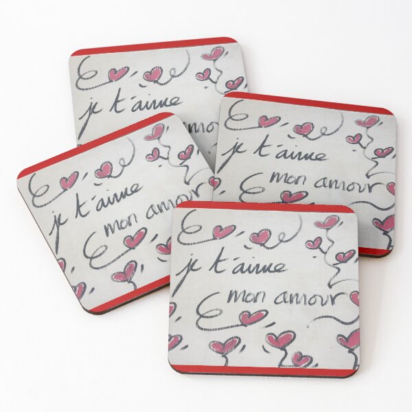 Item preview, Paris France Je T’aime Mon Amour I love you my love street art designed and sold by Tamariko.