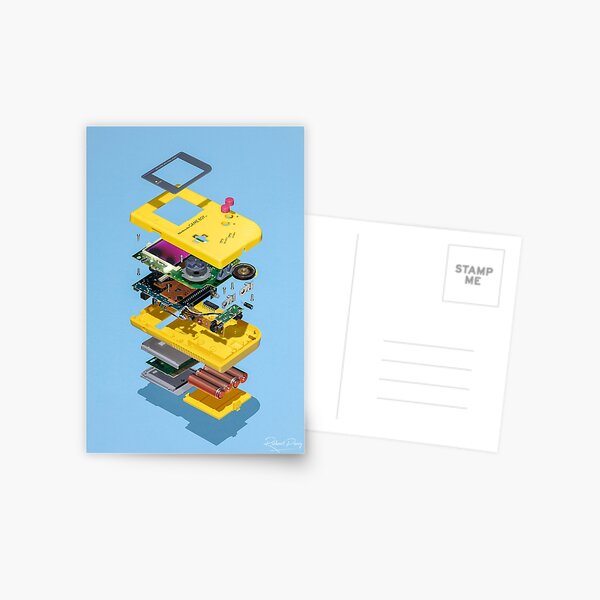 Gameboy Postcard
