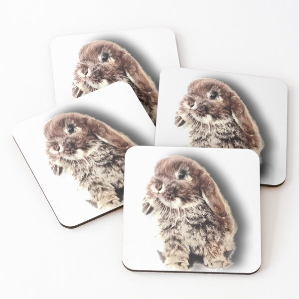 Item preview, 3D adorable bunny painting designed and sold by Studio Fluffle.