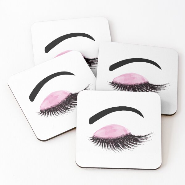Item preview, Watercolor eyelash with purple glitter designed and sold by sashica.