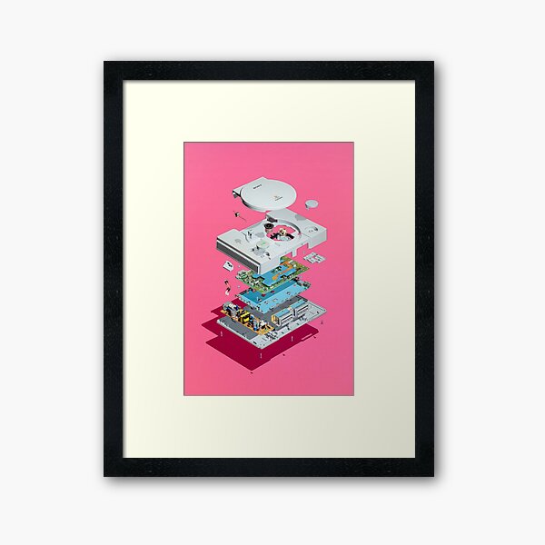 Playstation X Framed Art Print