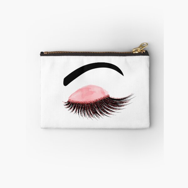 Item preview,  Watercolor eyelash with red glitter designed and sold by sashica.
