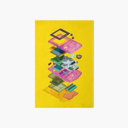 Nintendo Gameboy Color Art Board Print