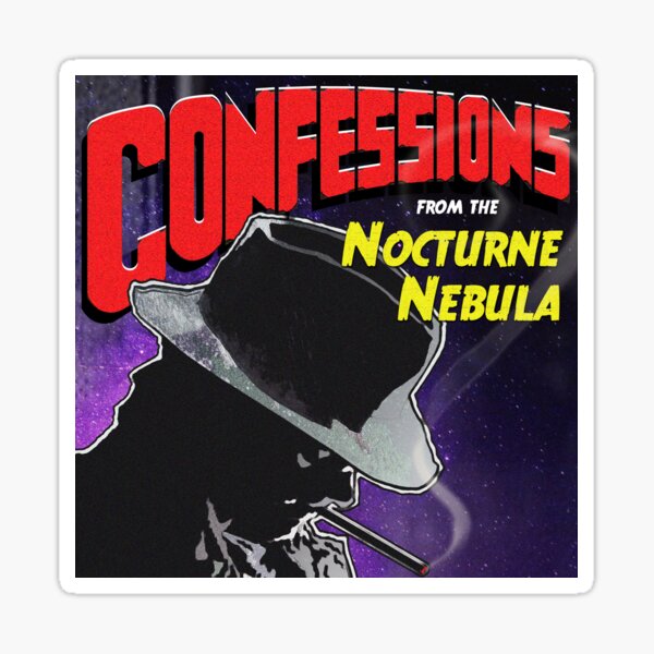 Confessions from the Nocturne Nebula Tile Image Sticker