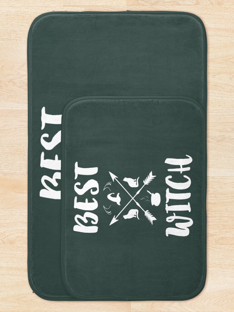 Thumbnail 5 of 6, Bath Mat, Best Witch  designed and sold by TheaDesign.