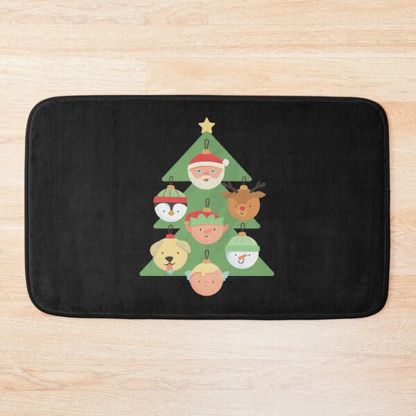 Item preview, Christmas animals and Santa Clauses and elves tree designed and sold by altinvest.