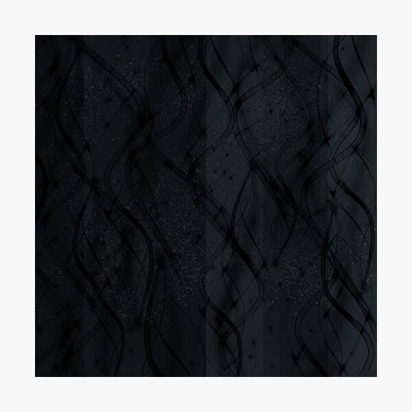 Black Swirl Photographic Print