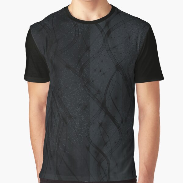 Black Swirl Graphic T-Shirt