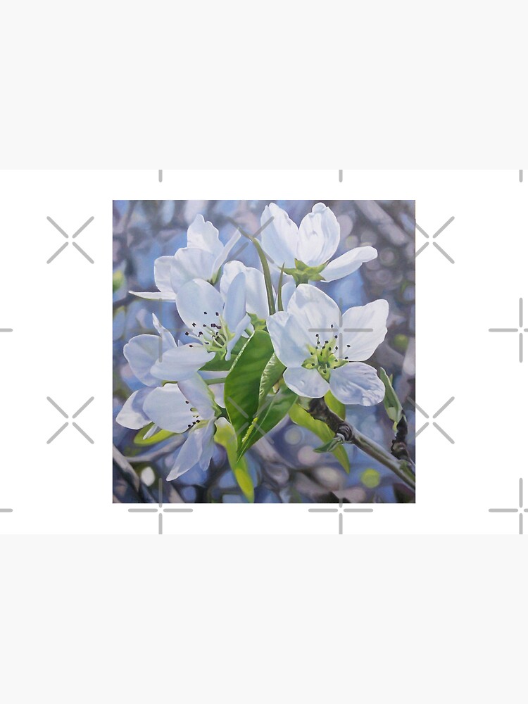Pear Blossoms - spring flowers oil painting by EmilyBickell
