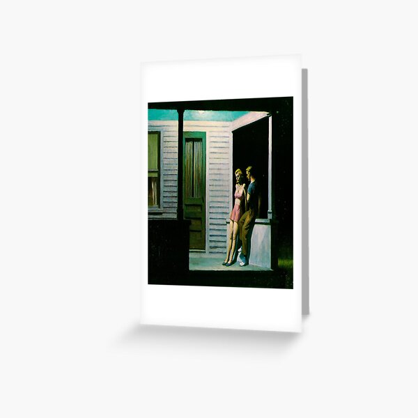 Summer Evening-Edward Hopper Greeting Card
