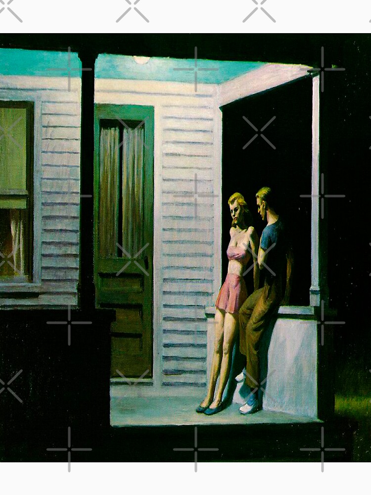 Summer Evening-Edward Hopper by LexBauer
