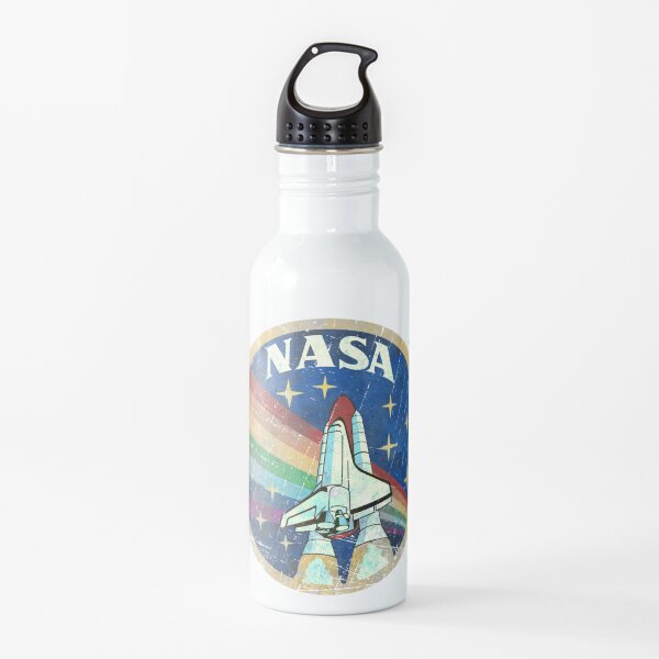 USA Vintage Rakete Regenbogen V01 Trinkflasche